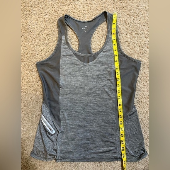 ATHLETA Razor Back Gray Tank size M - Picture 6 of 8
